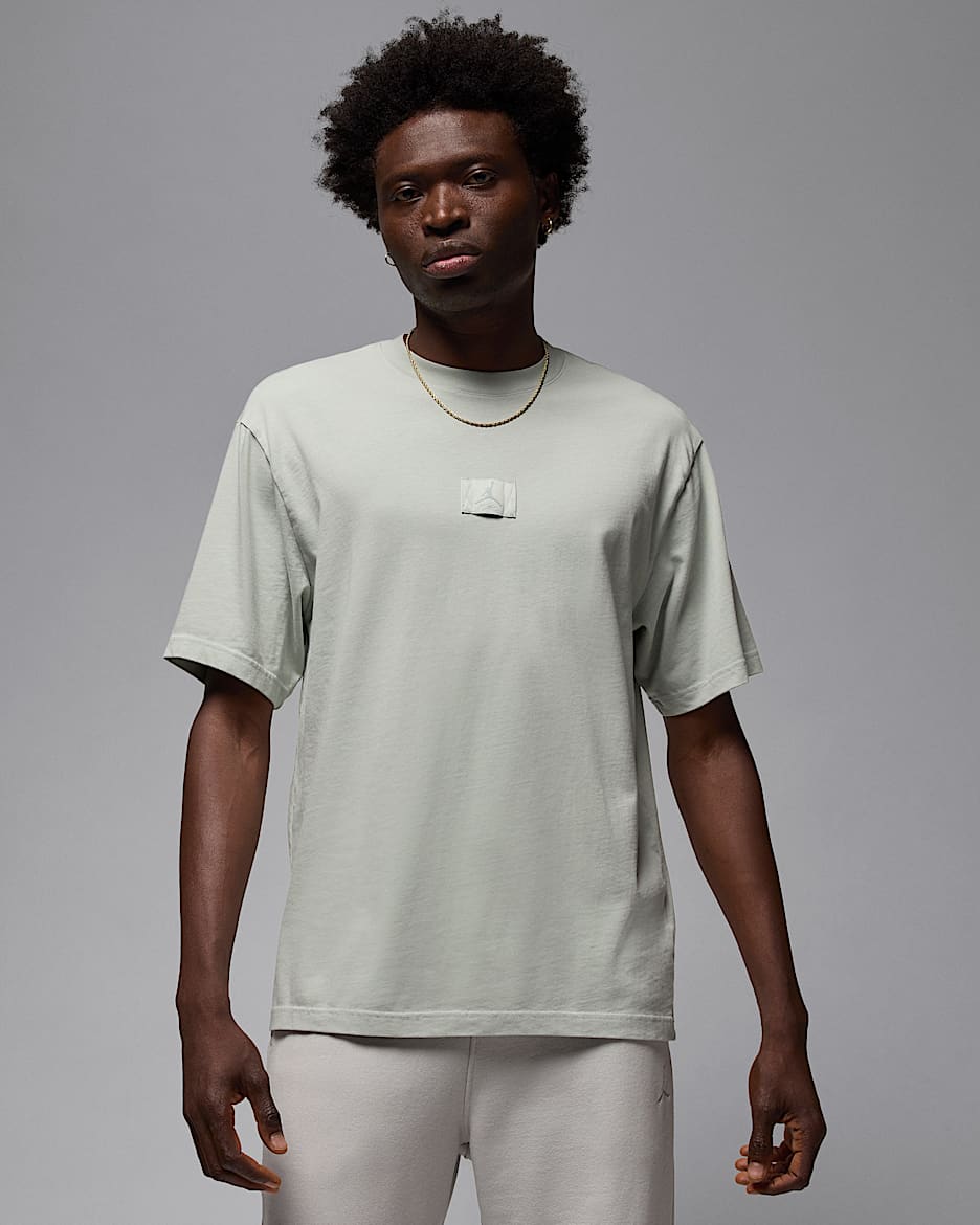 Jordan Flight Essentials Men's T-Shirt - Light Silver/Dusty Sage