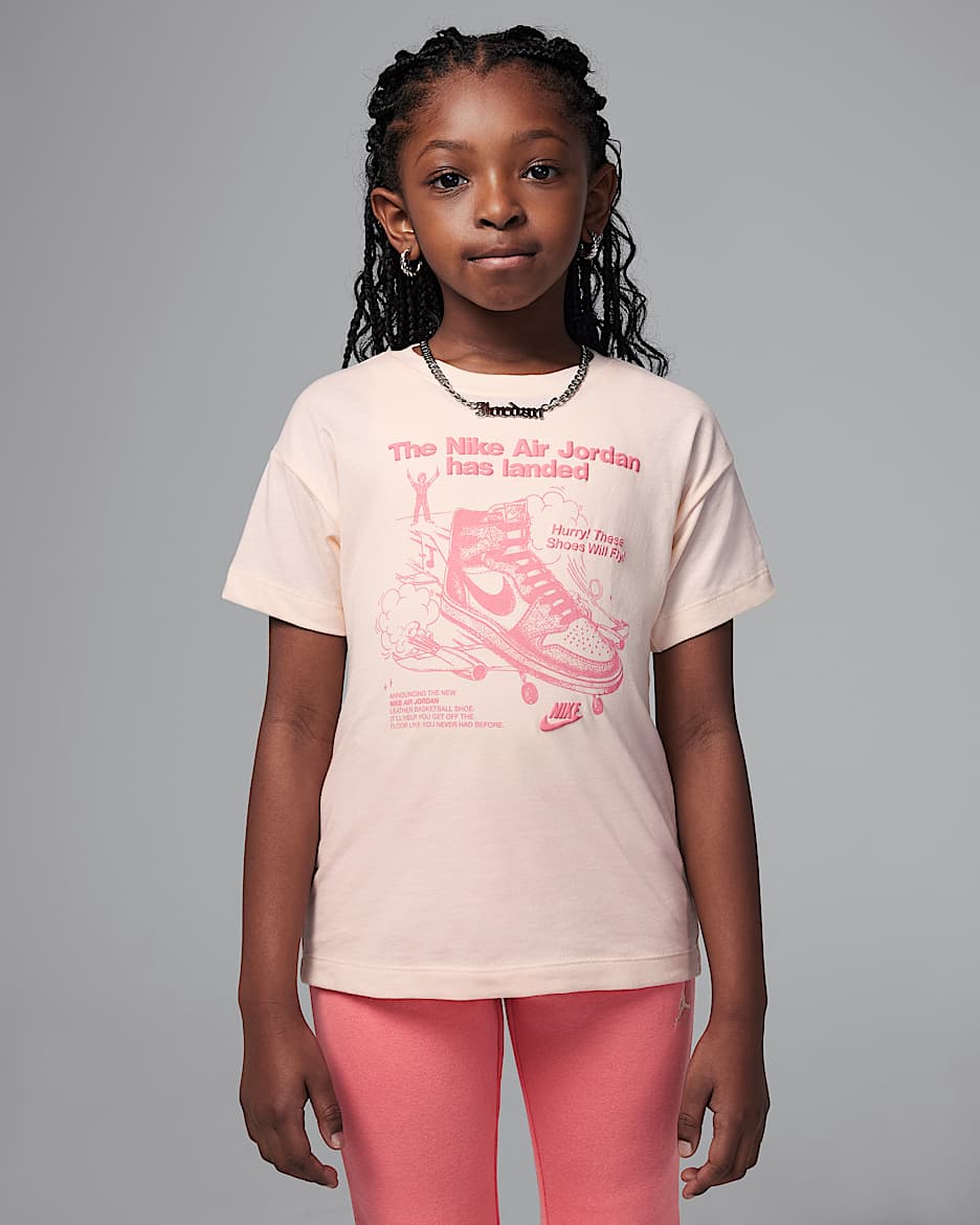 Jordan Little Kids' Graphic T-Shirt - Guava Ice