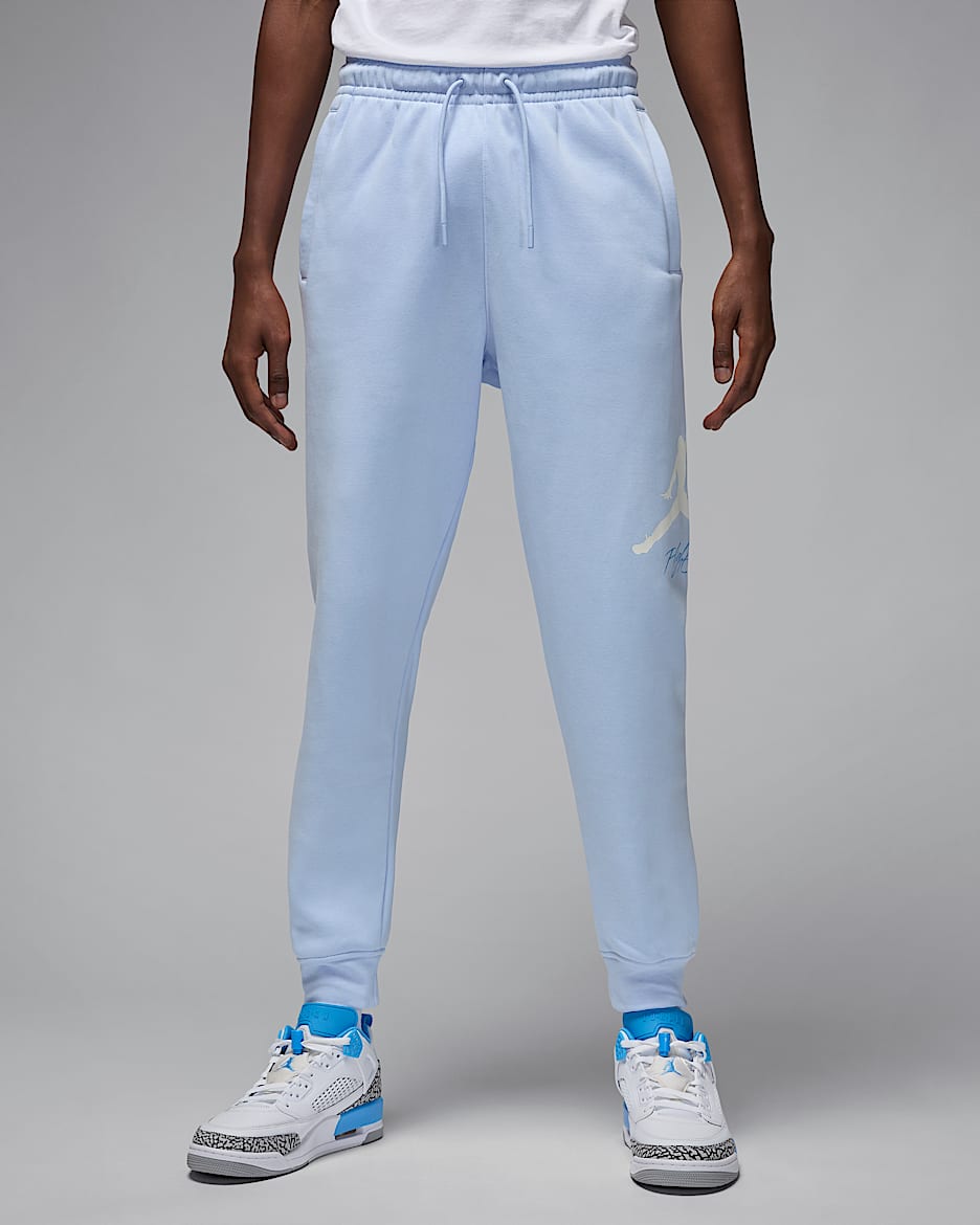 Jordan Essentials Baseline-Fleece-Hose für Herren - Hydrogen Blue/Sail
