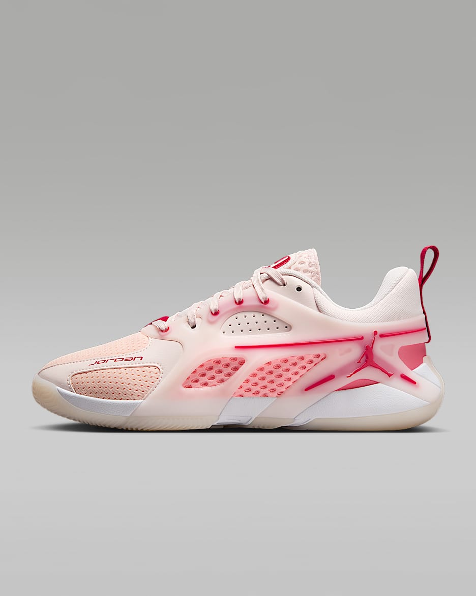 Jordan Heir Series "Treat Yourself" Women's Basketball Shoes - Light Soft Pink/Washed Coral/Oracle Pink/Varsity Red