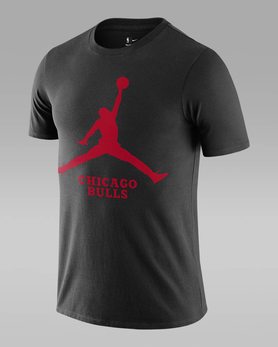 Playera Jordan NBA para hombre Chicago Bulls Essential - Negro
