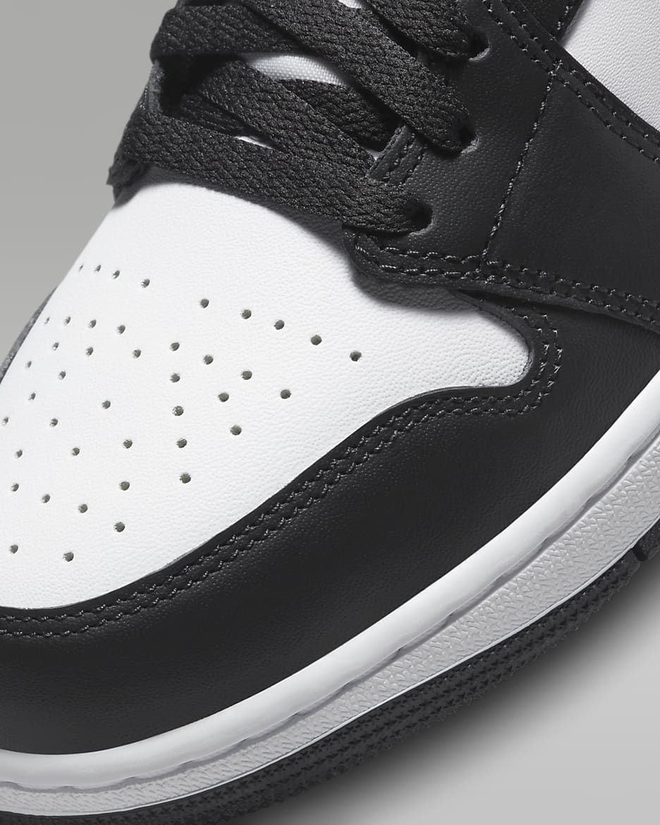 Air Jordan 1 Mid SE Men's Shoes - Off-Noir/White/Black/Black