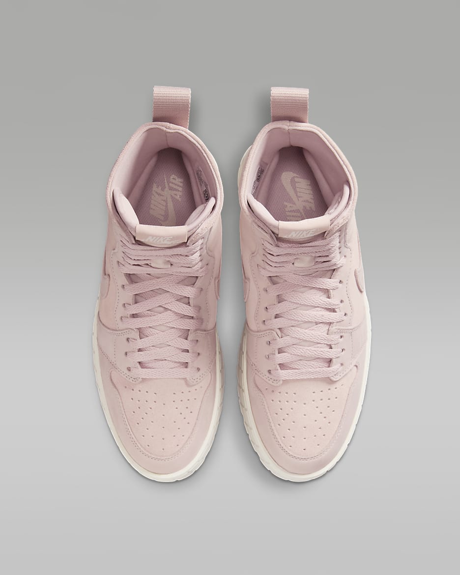 Air Jordan 1 Brooklyn Women's Boot - Pink Oxford/Pink Oxford/Phantom