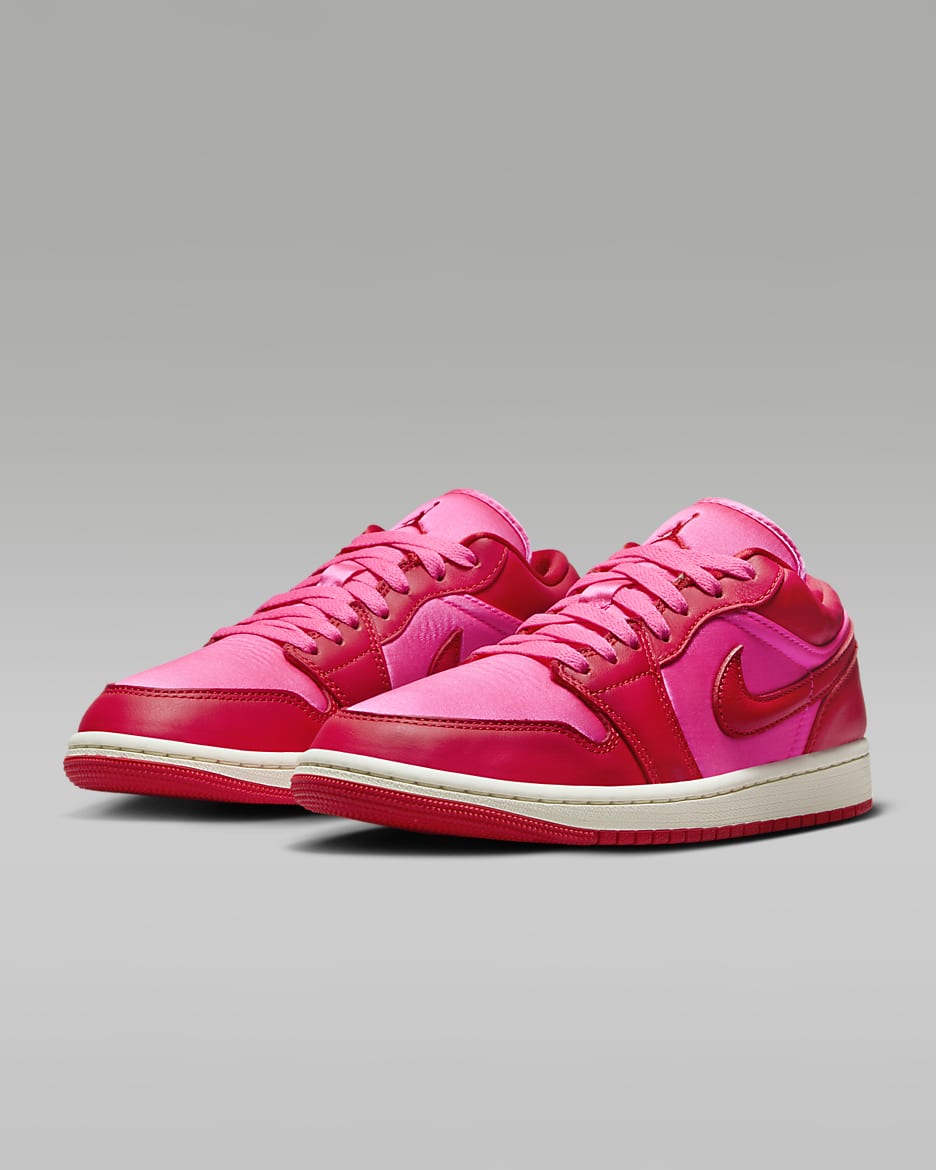 Air Jordan 1 Low SE Women's Shoes - Pink Blast/Sail/Chile Red