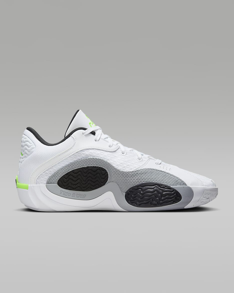 Tatum 2 "Legacy" PF Basketball Shoes - White/Black/Wolf Grey/Electric Green