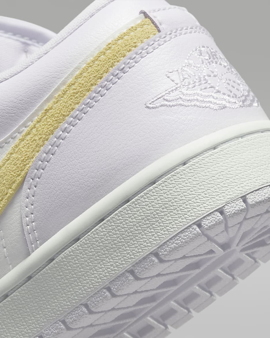 Air Jordan 1 低筒女鞋 - Barely Grape/白色/Lemon Wash