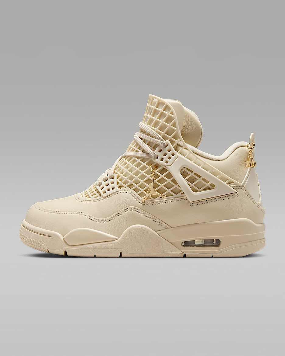 Air Jordan 4 Net damesschoenen - Rattan/Metallic Gold/Rattan