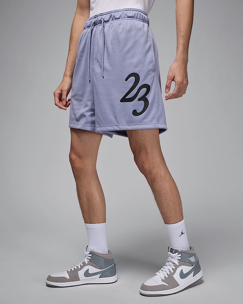 Shorts de malla para hombre Jordan MVP - Índigo neblina/Negro/Negro