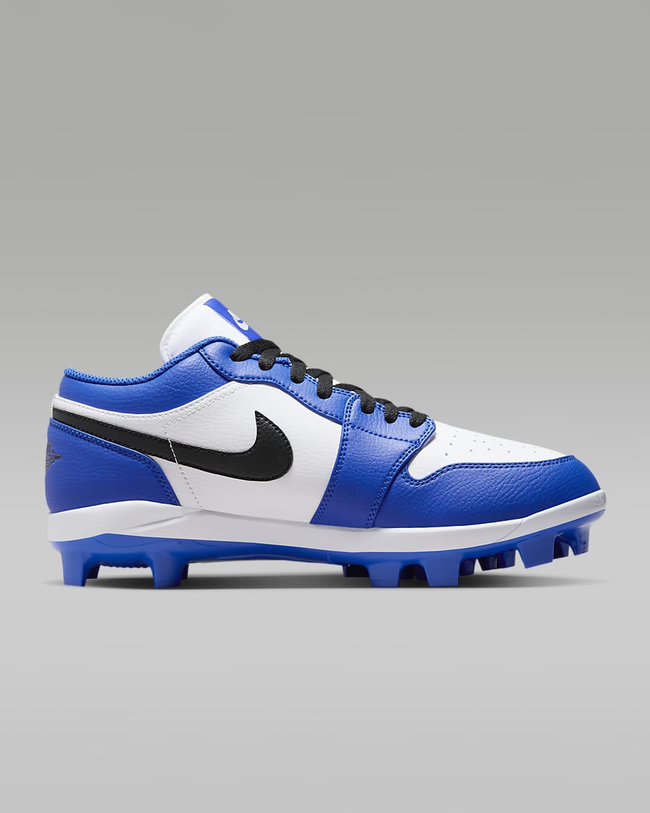 Jordan 1 Retro MCS Low Men's Baseball Cleats - Game Royal/White/Black