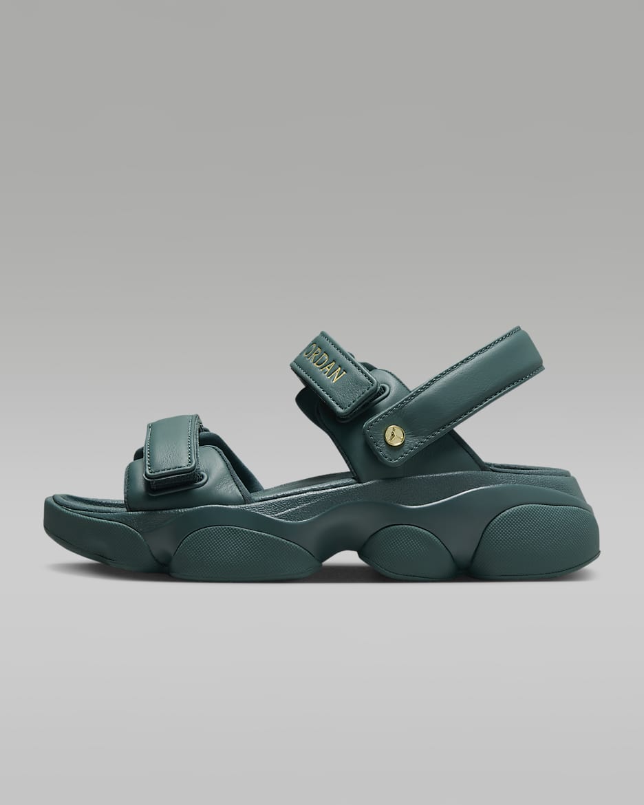 Jordan Deja Women's Sandals - Oxidised Green/Metallic Gold