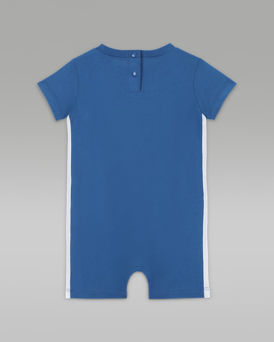 Jordan Gym 23 Knit Romper Romper für Babys (3–6 M) - True Blue