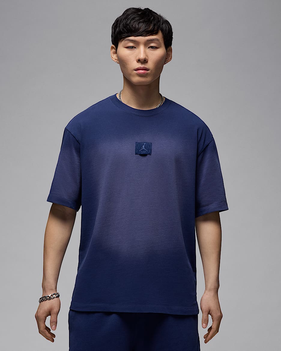 Playera deslavada para hombre Jordan Flight Essentials 85 - Azul marino medianoche