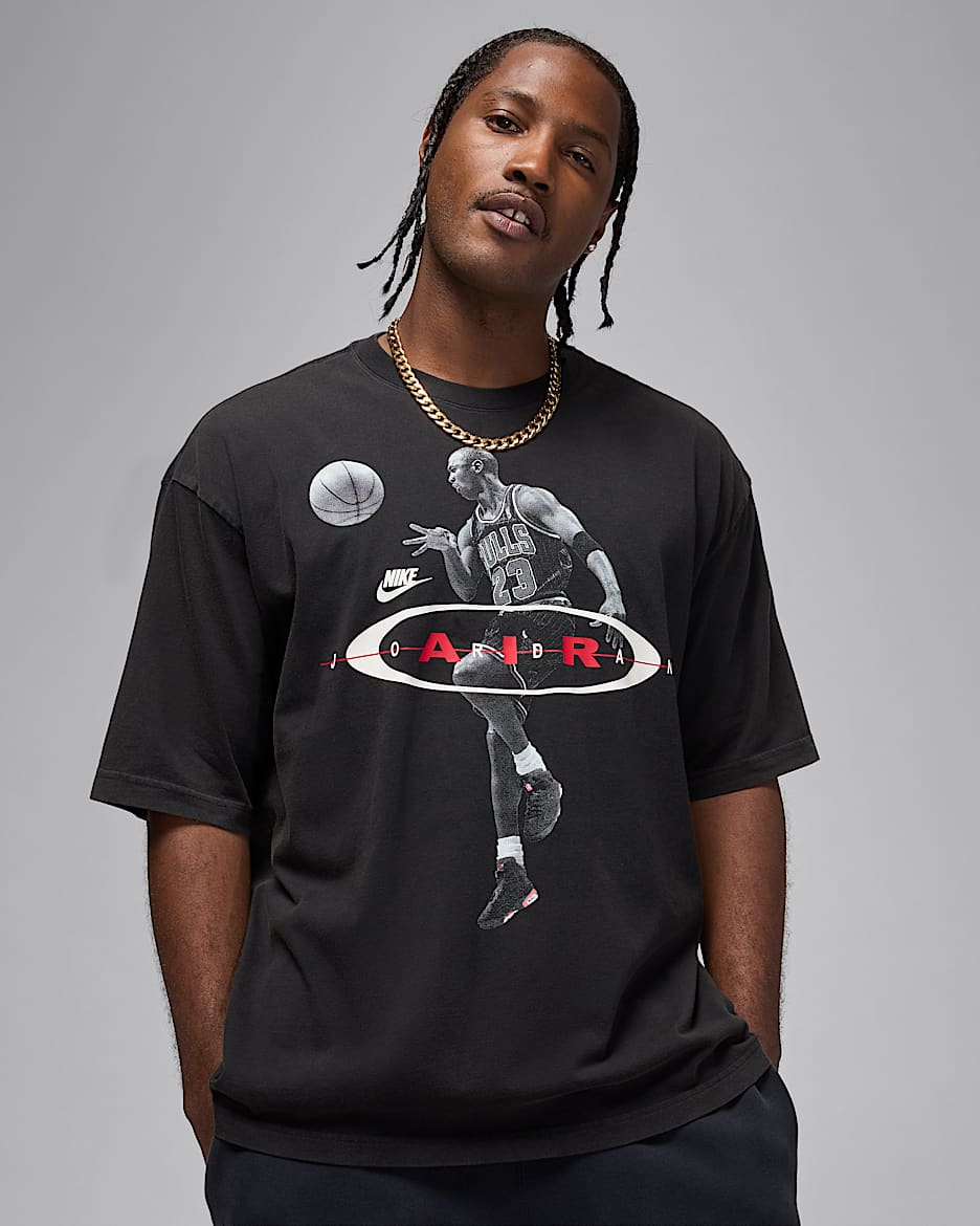 Jordan Brooklyn Men's T-Shirt - Black/White