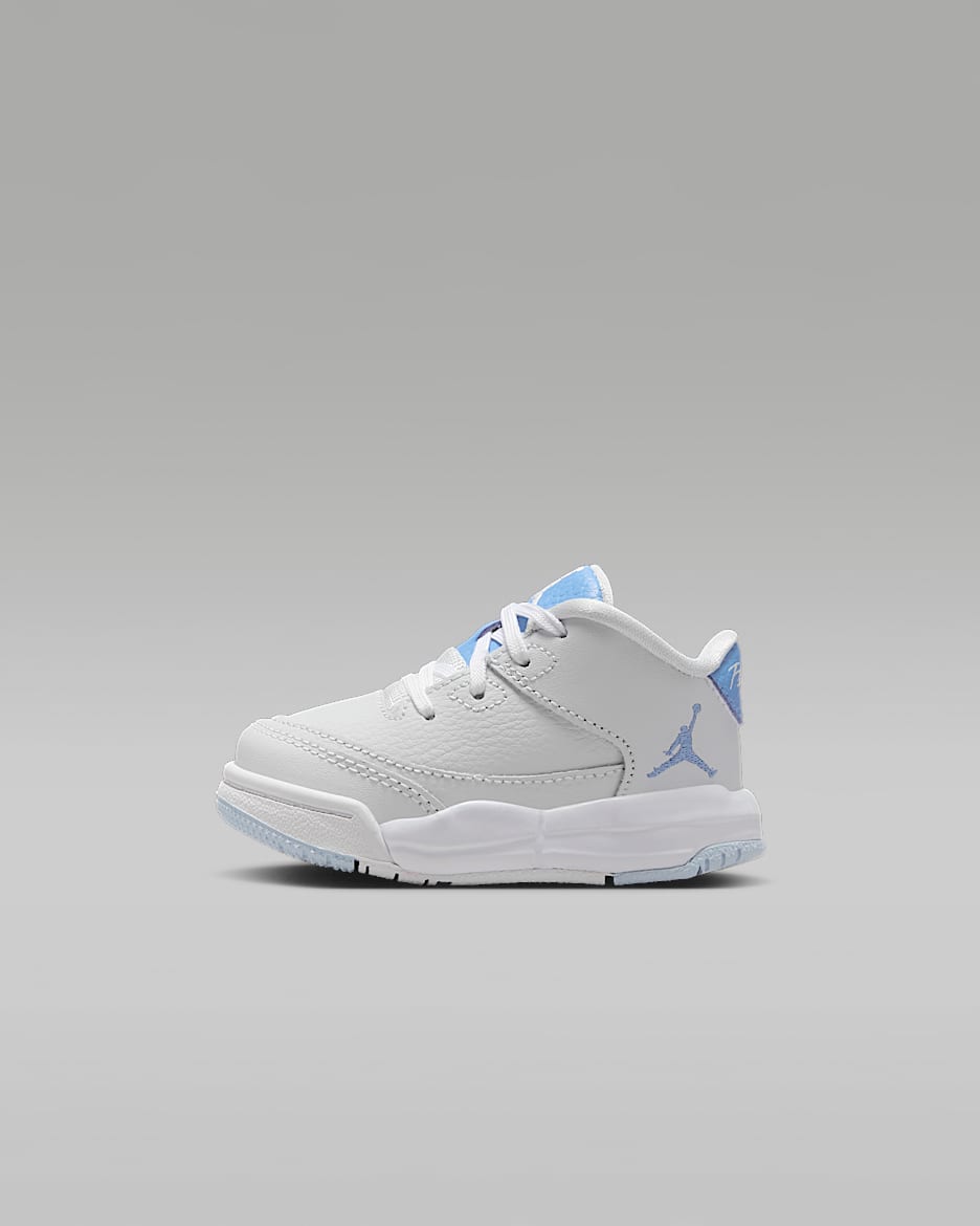 Jordan Flight Origin 3 Baby/Toddler Shoes - Pure Platinum/White/Hydrogen Blue/Legend Blue