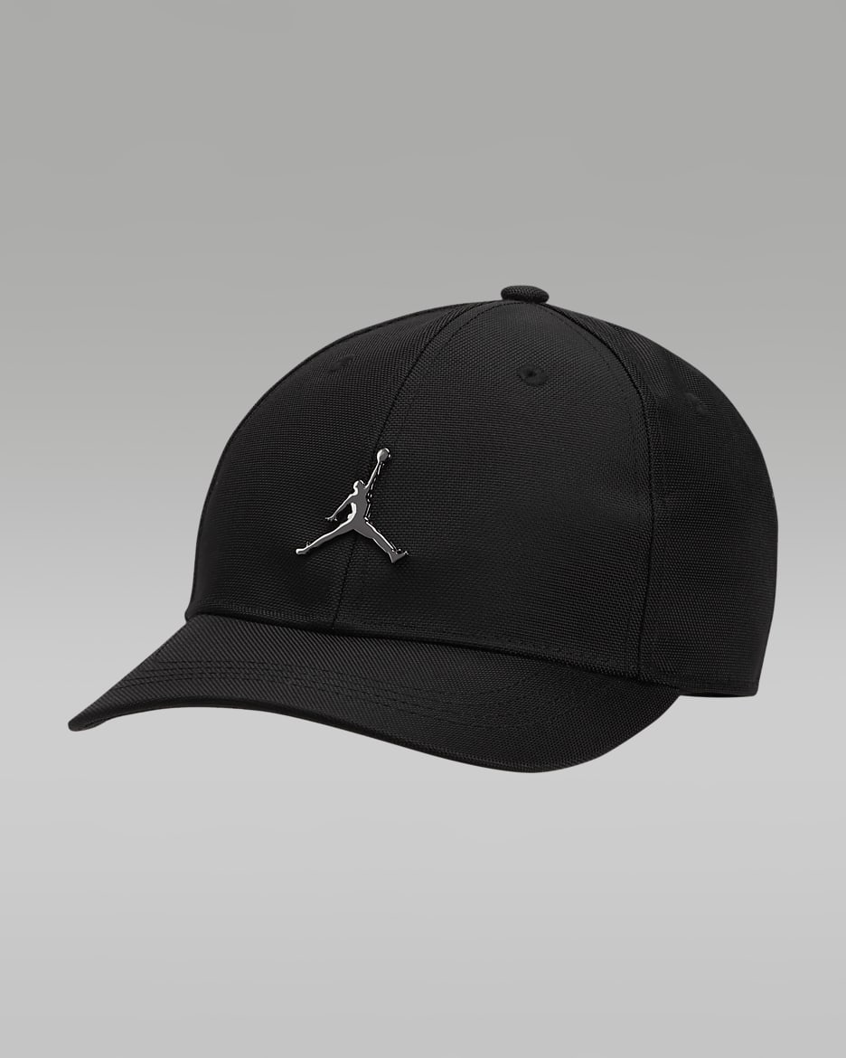 Jordan Metal Jumpman Cap mit gebogenem Schirm Cap für ältere Kinder - Schwarz