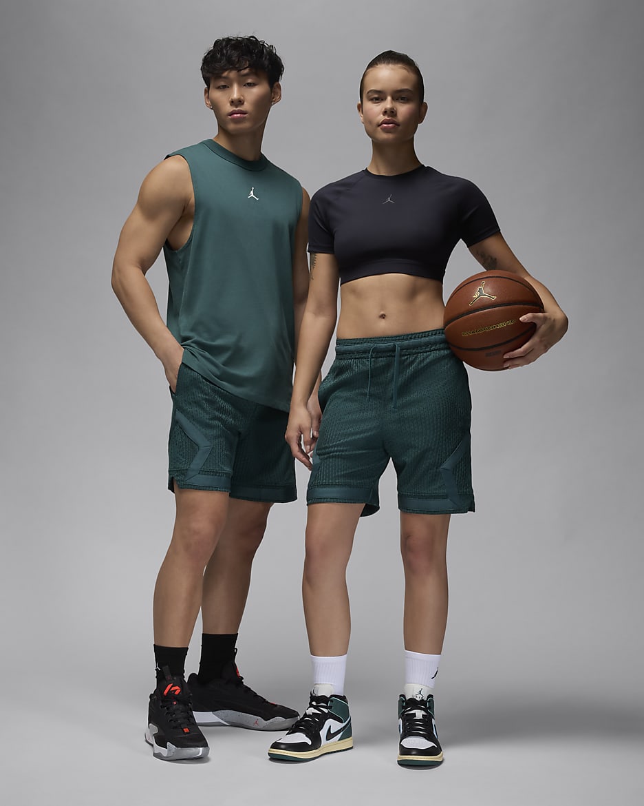 Jordan Sport 男款 Dri-FIT ADV Diamond 短褲 - Oxidized Green/黑色/Oxidized Green