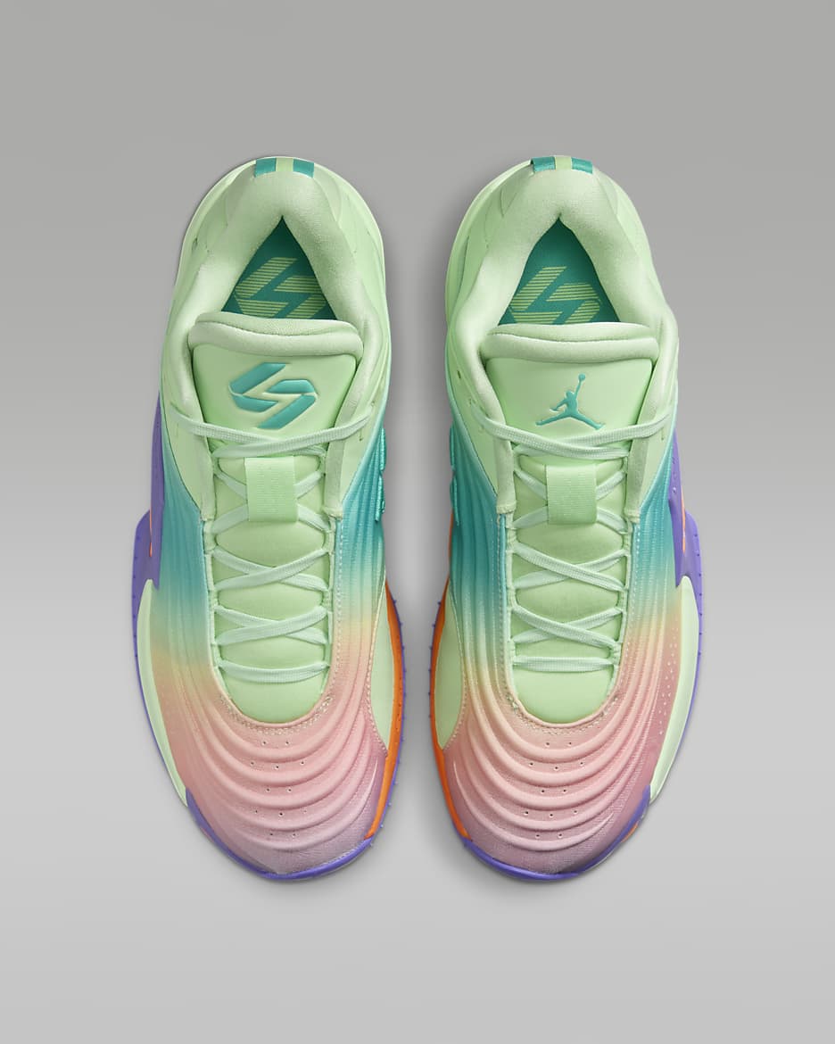 Luka 3 "Blurred Vision" Basketballschuh - Vapor Green/Cone/Psychic Purple/Hyper Jade