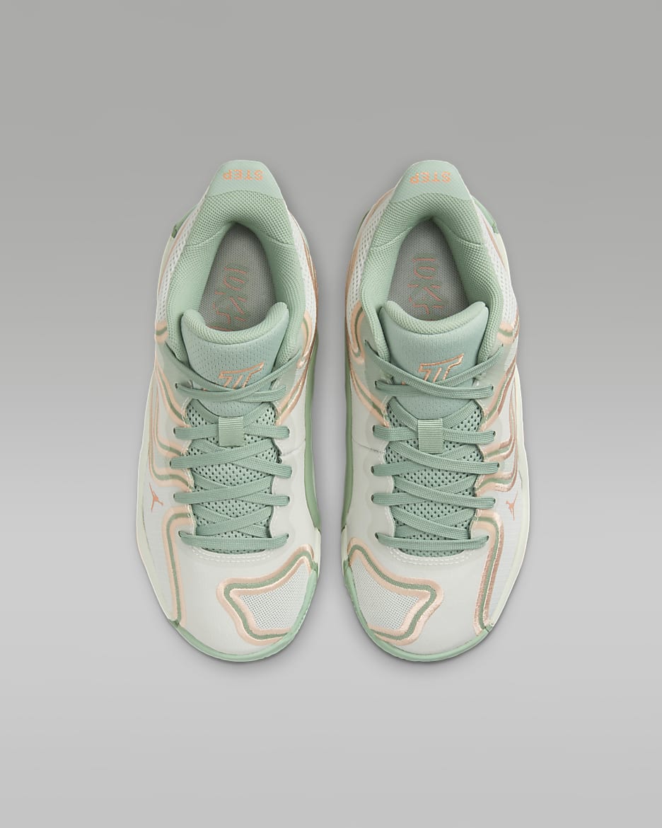 Tatum 3 Older Kids' Basketball Shoes - Seafoam/Spruce Aura/Arctic Orange/Apricot Agate