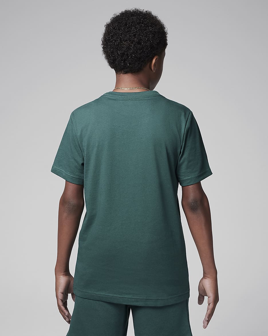 Air Jordan Older Kids' Ring T-Shirt - Oxidised Green