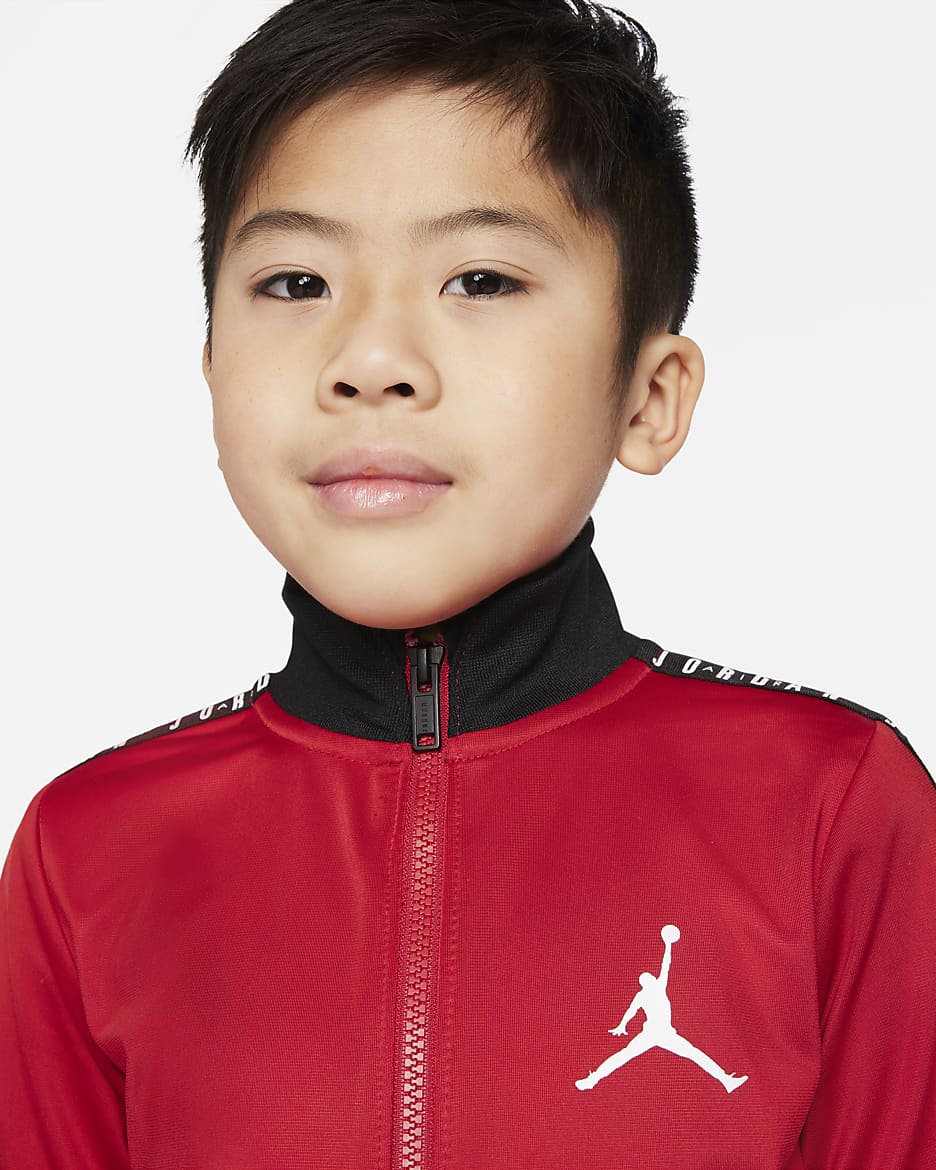 Jordan Little Kids' Tracksuit - Black/Gym Red