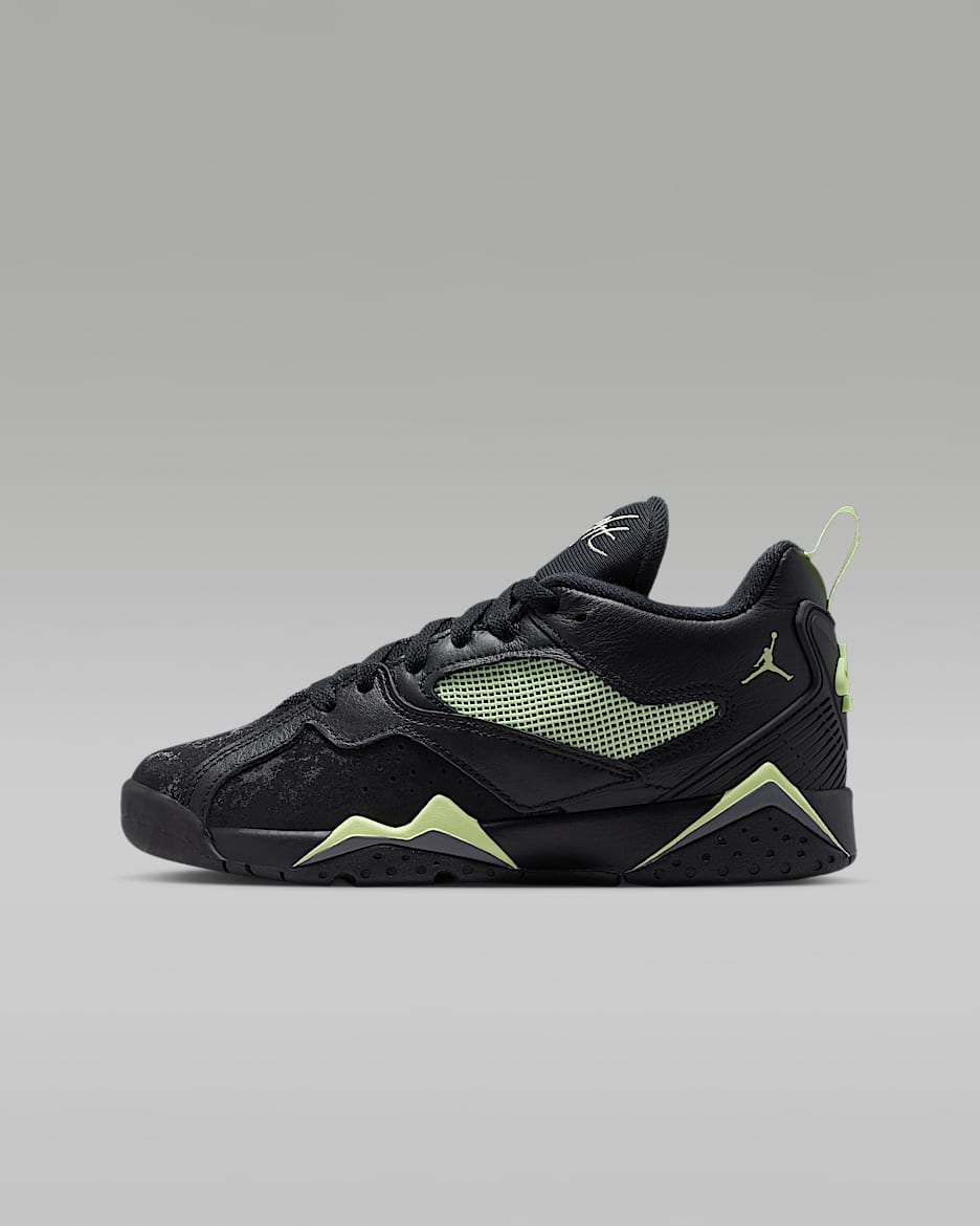 Air Jordan MVP 92 Big Kids' Shoes - Black/Iron Grey/Barely Volt