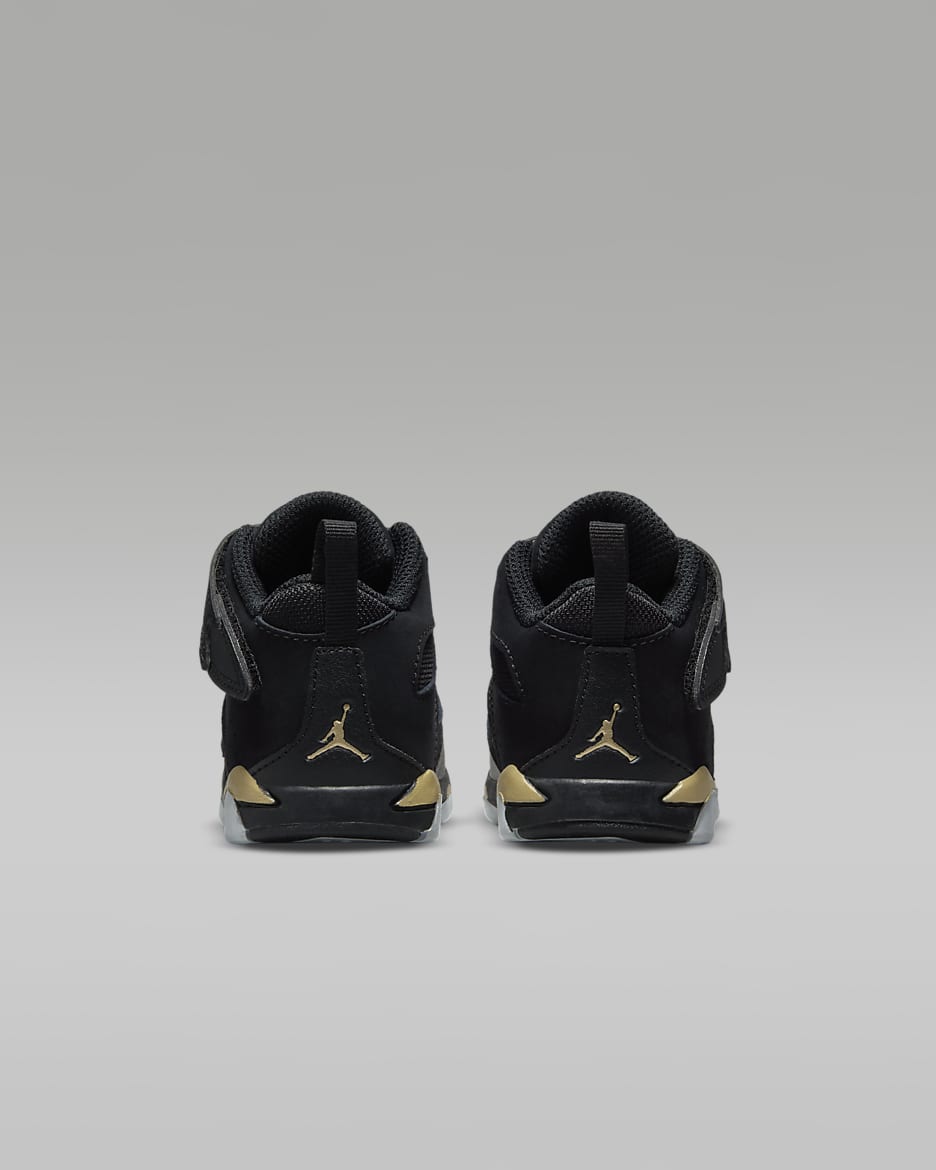 Chaussure Jordan Flight Club '91 pour Bébé et Petit enfant - Noir/Metallic Gold