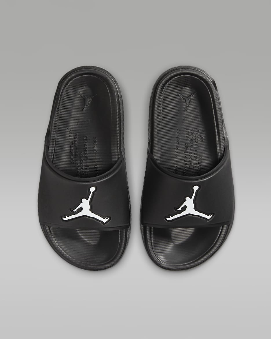 Jordan Jumpman Older Kids' Slides - Black/White