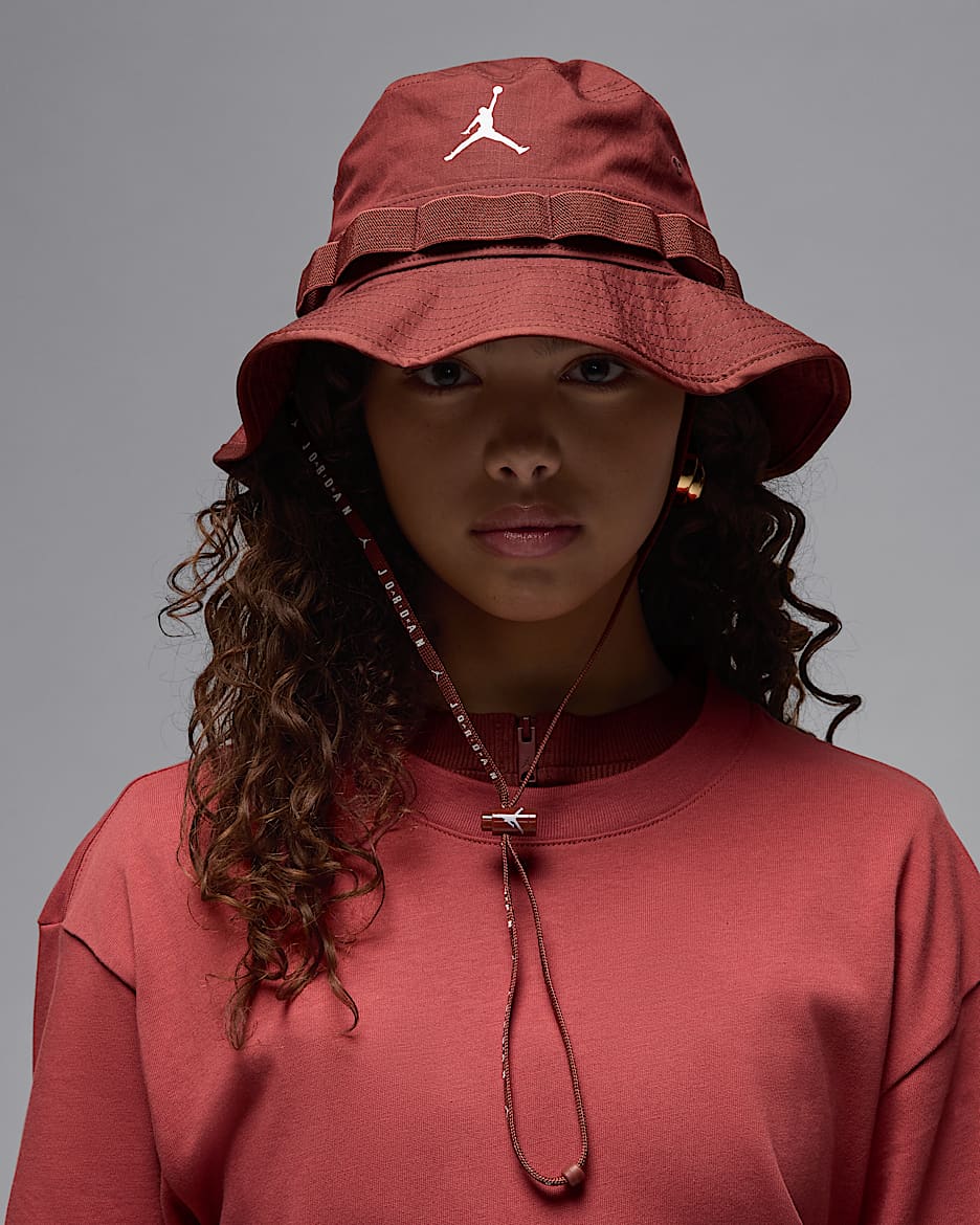 Jordan Apex Bucket Hat - Dark Pony/White
