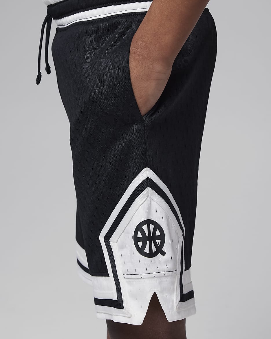 Short Sport Diamond Jordan Dri-FIT Quai 54 pour enfant - Off Noir