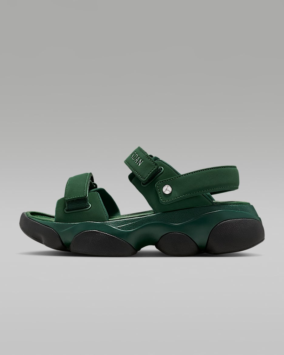 Jordan Deja Women's Sandals - Fir/Pro Green/Black/Metallic Silver