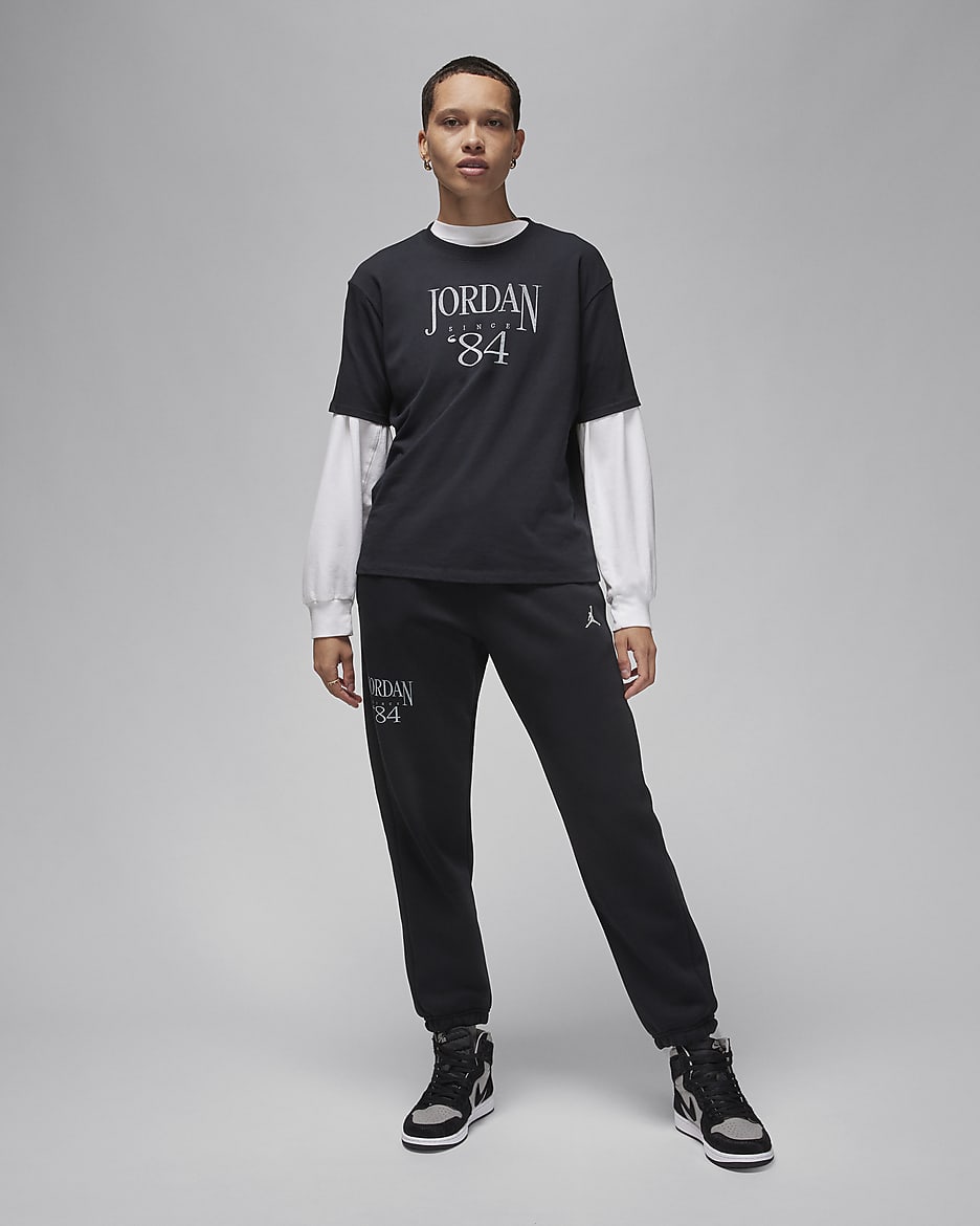 Jordan Heritage Women's T-Shirt - Black/Sail