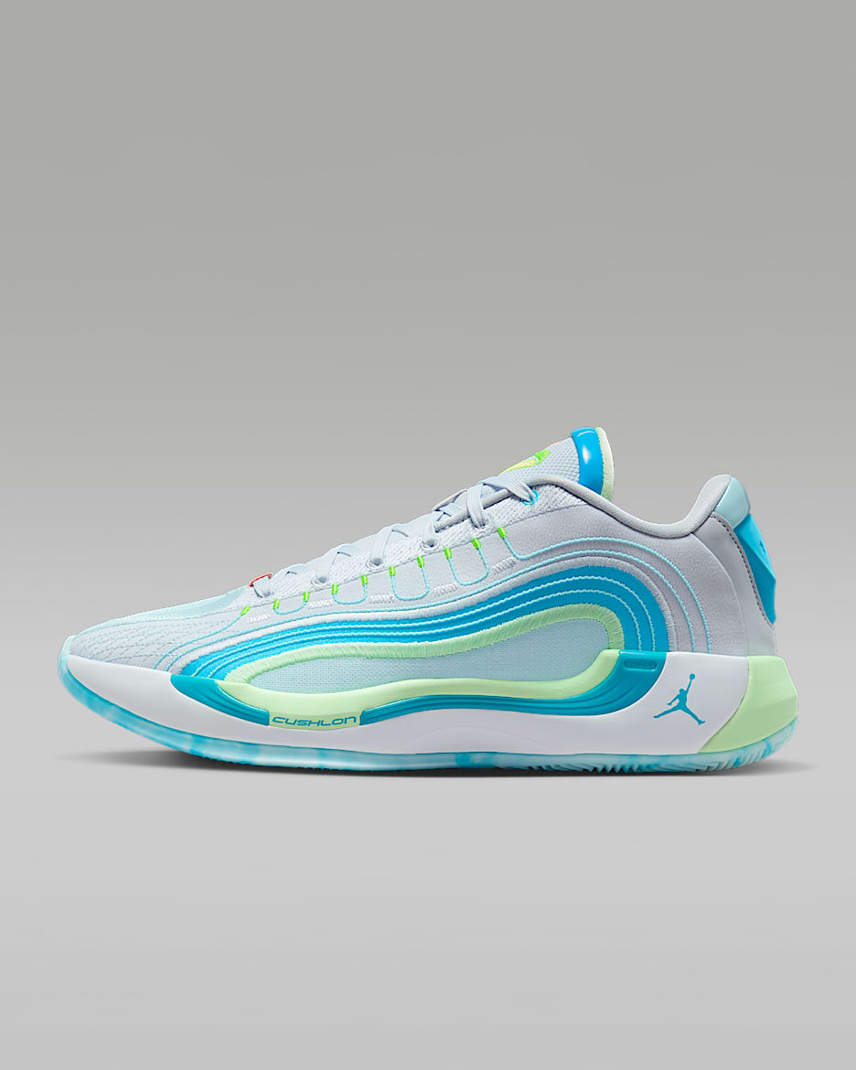 Luka 4 PF 'Navigator' Basketball Shoes - Football Grey/Copa/Vapour Green/Laser Blue