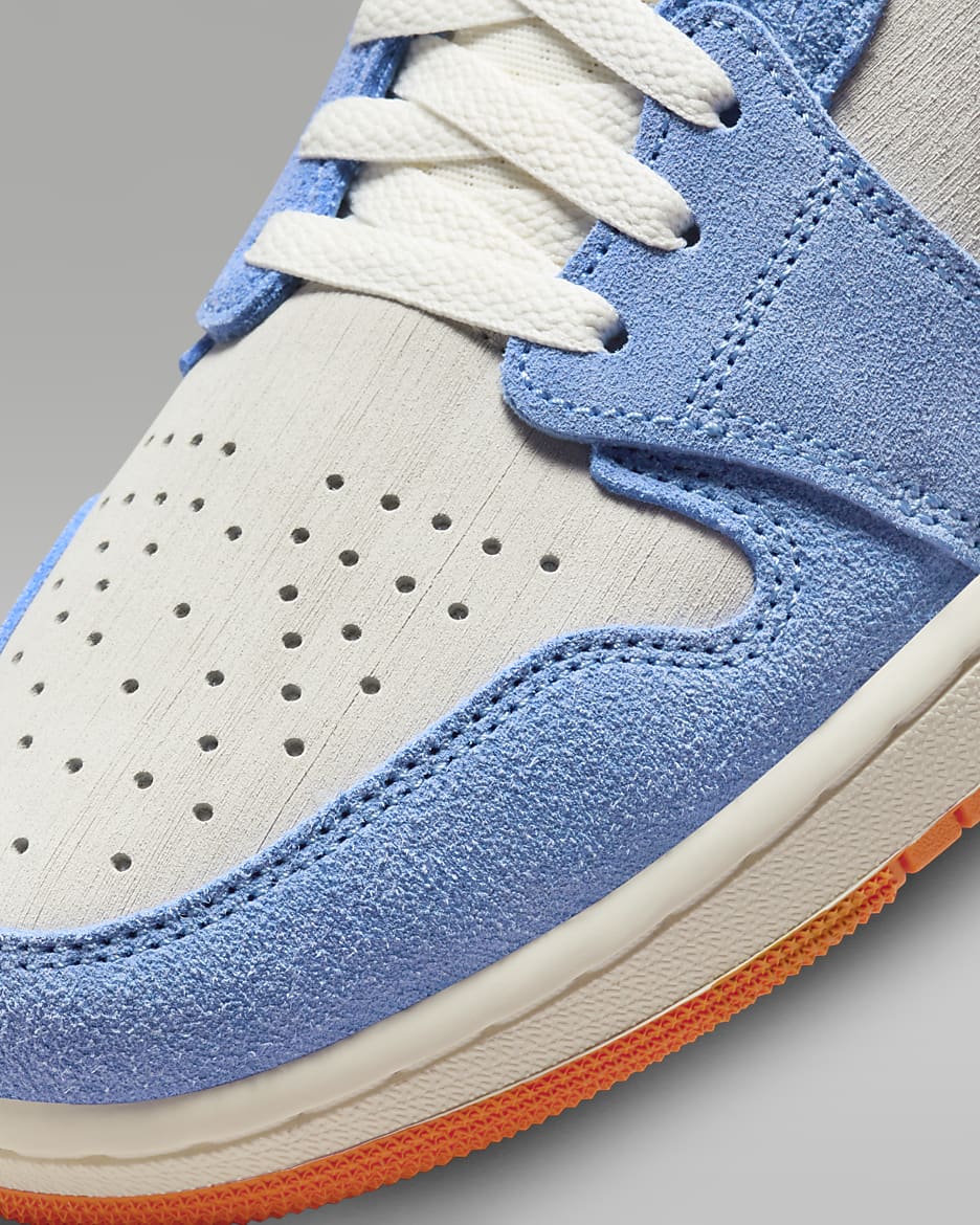 Scarpa Air Jordan 1 Zoom CMFT 2 – Uomo - Sail/Royal Pulse/Light Silver/Alpha Orange