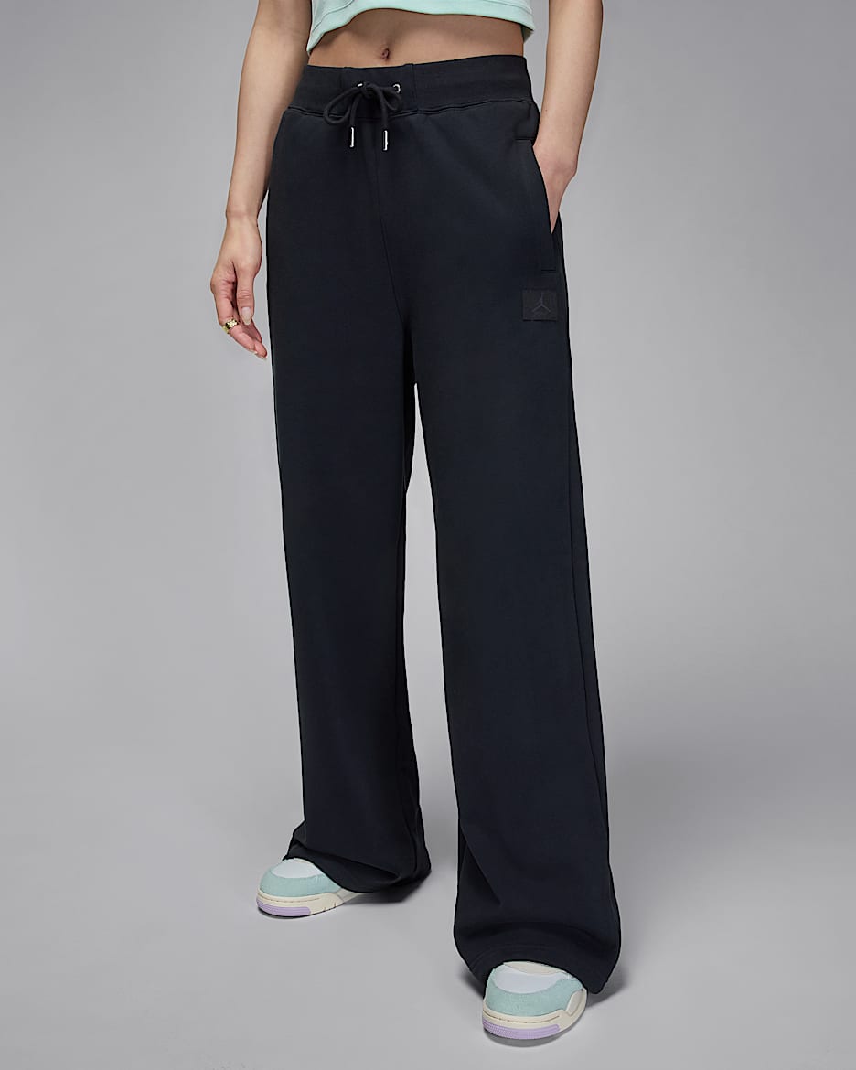 Pants de French Terry para mujer Jordan Flight Fleece - Negro