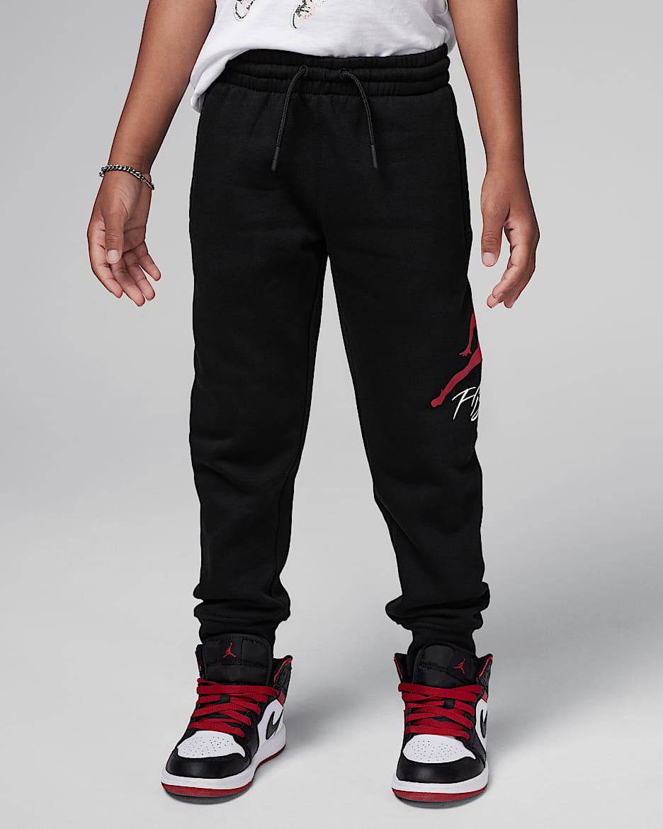 Pants Jumpman Baseline para niños de preescolar Jordan - Negro