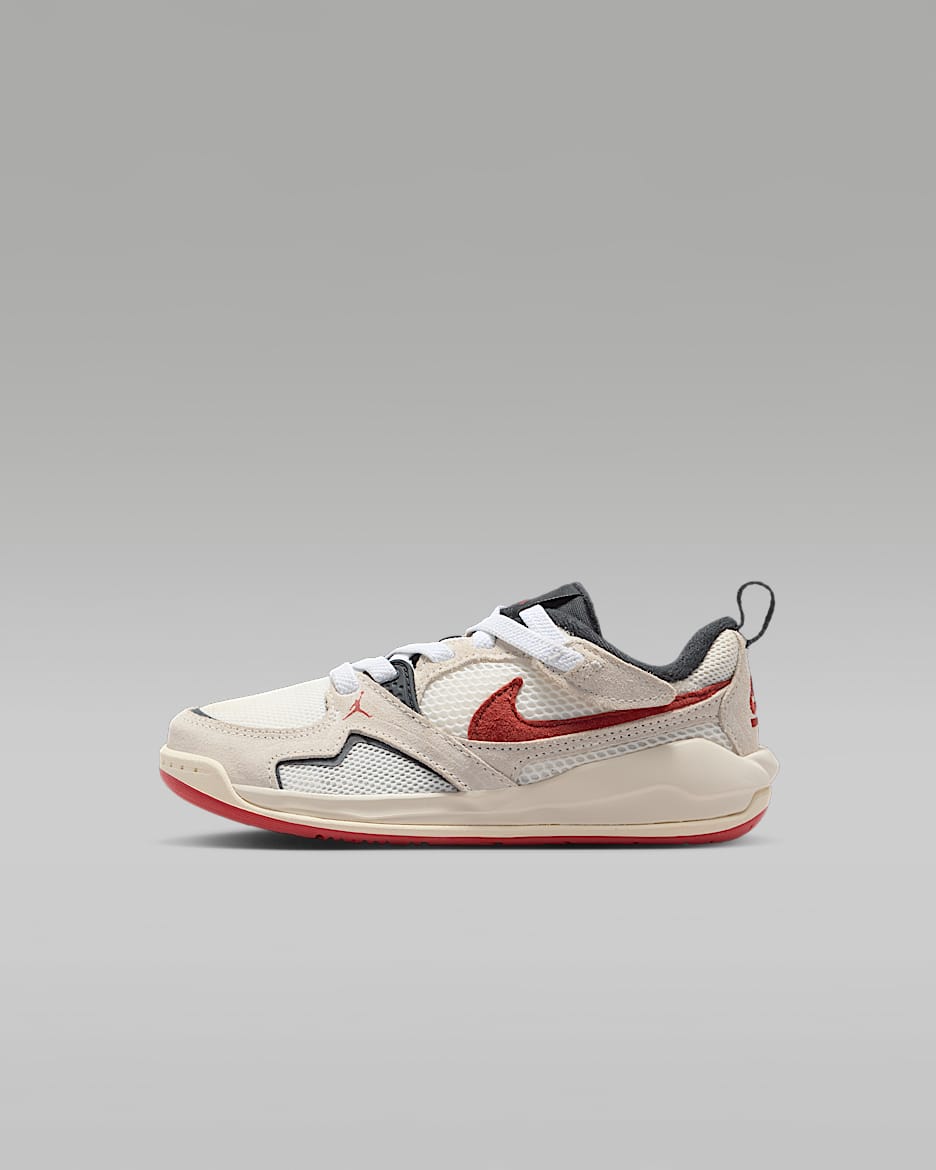 Jordan CMFT Era Younger Kids' Shoes - Sail/Black/Light Cream/Redstone
