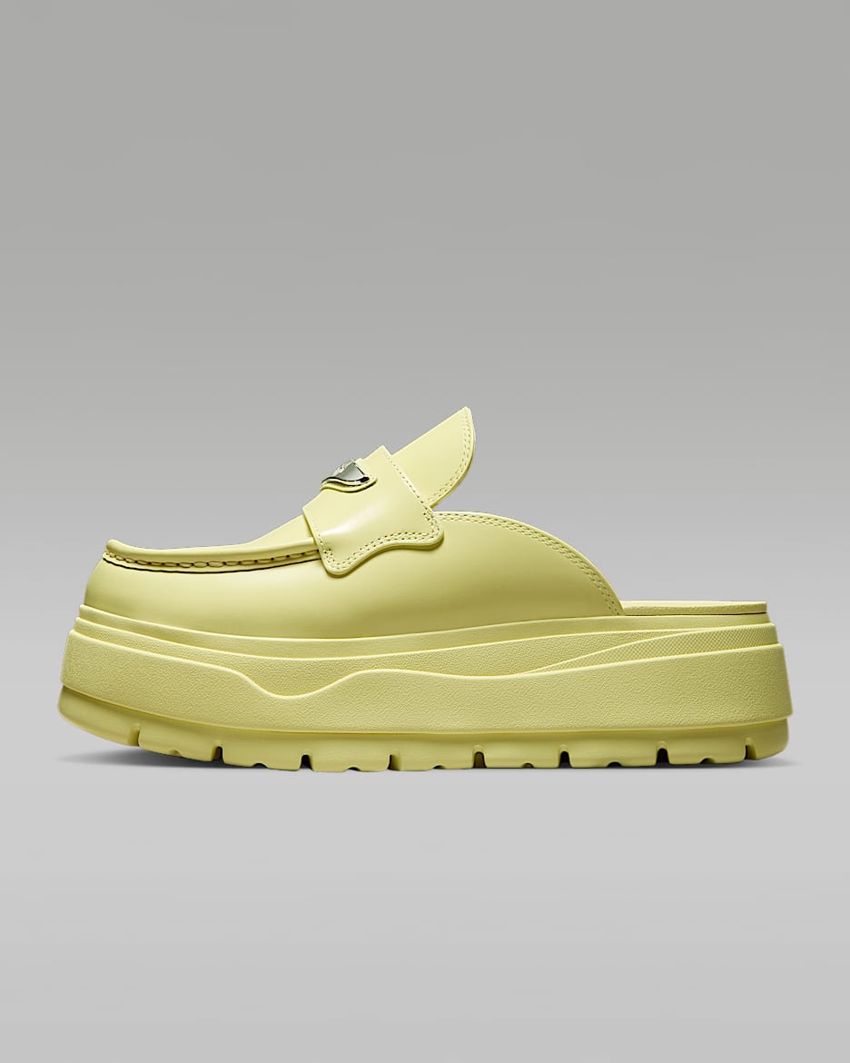 Air Jordan Mule Women's Shoes - Luminous Green/Metallic Silver