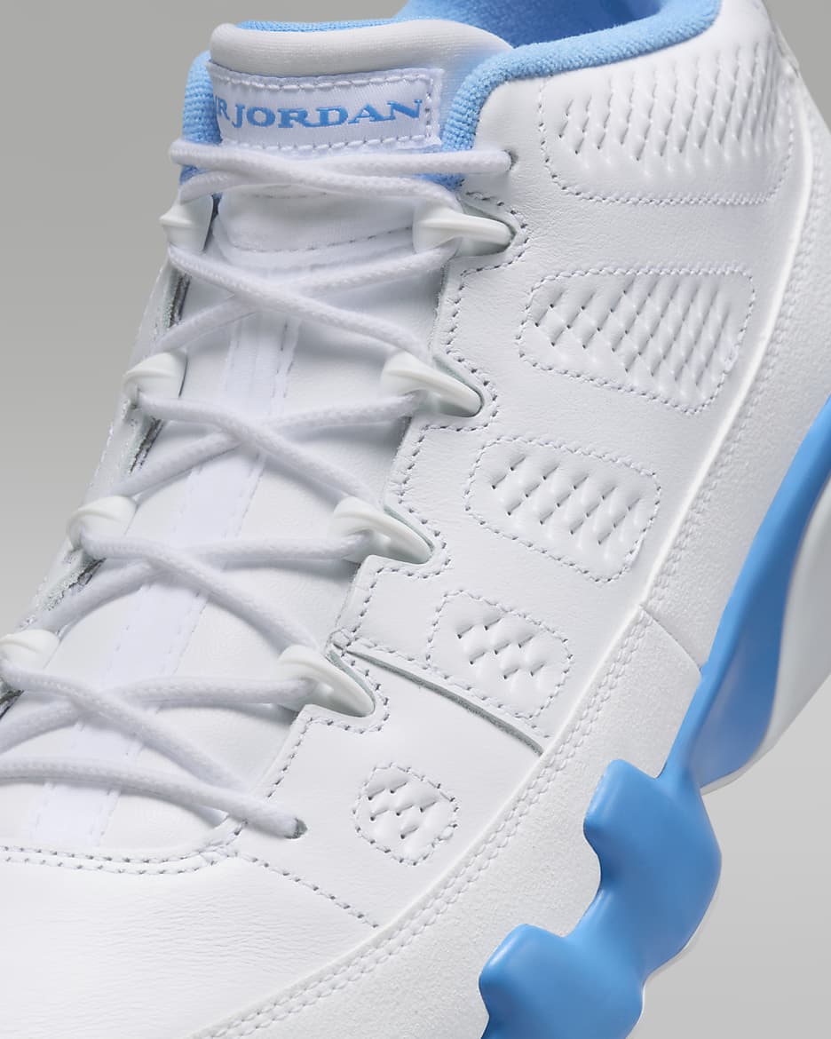 Air Jordan 9 G Sabatilles de golf - Blanc/Blanc/University Blue