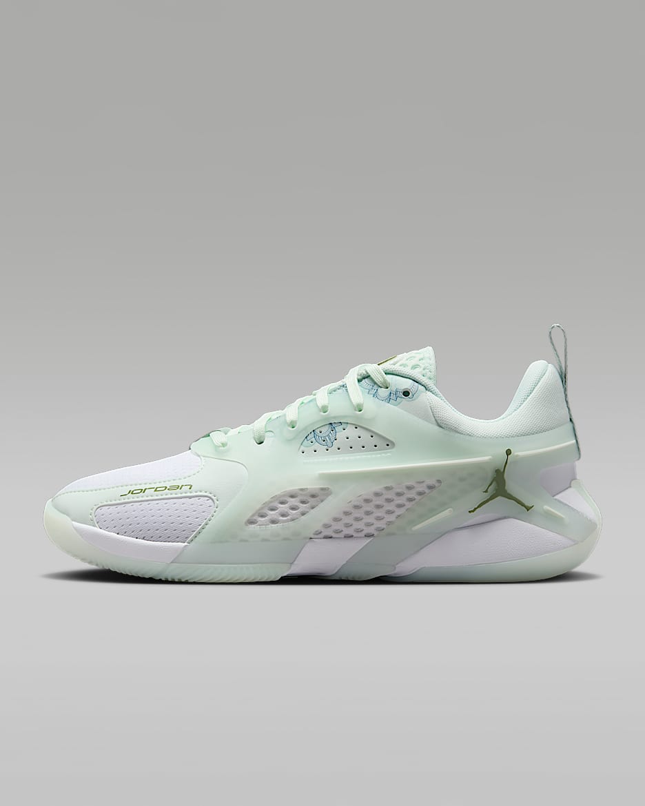 Jordan Heir Series "Abundance" Women's Basketball Shoes - White/Barely Green/Seafoam/Oil Green