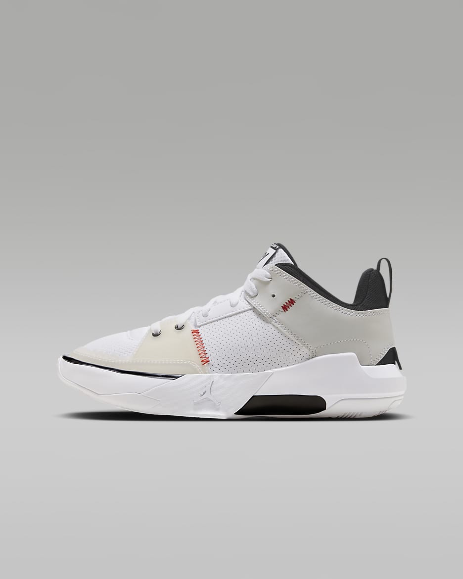 Jordan One Take 5 Older Kids' Shoes - White/Black/University Red