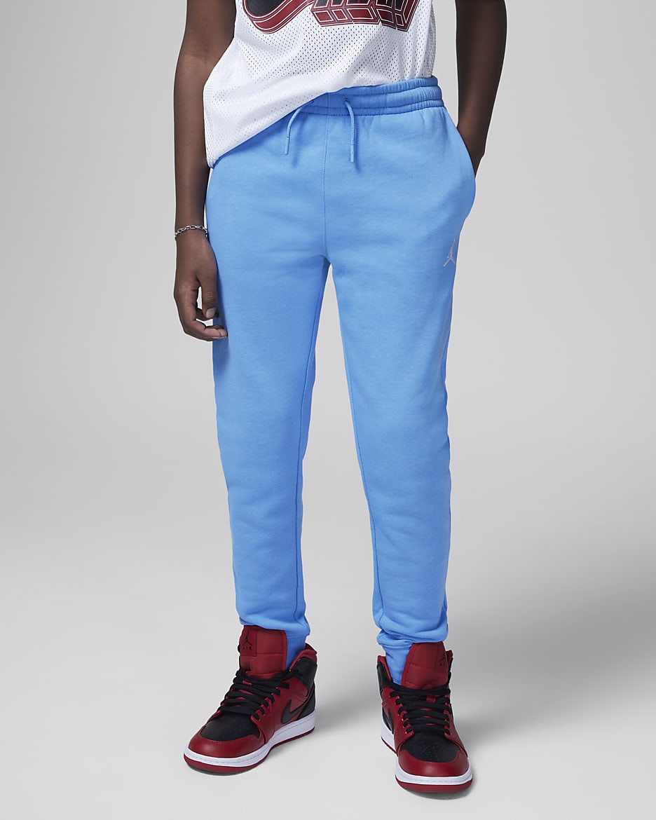 Jordan MJ Brooklyn Fleece Essentials Older Kids' Trousers - Legend Blue