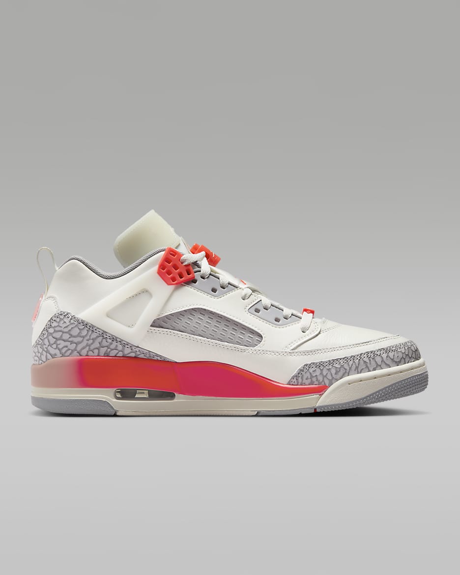 Jordan Spizike Low Paris Saint-Germain Men's Shoes - Sail/Wolf Grey/Cement Grey/Infrared 23