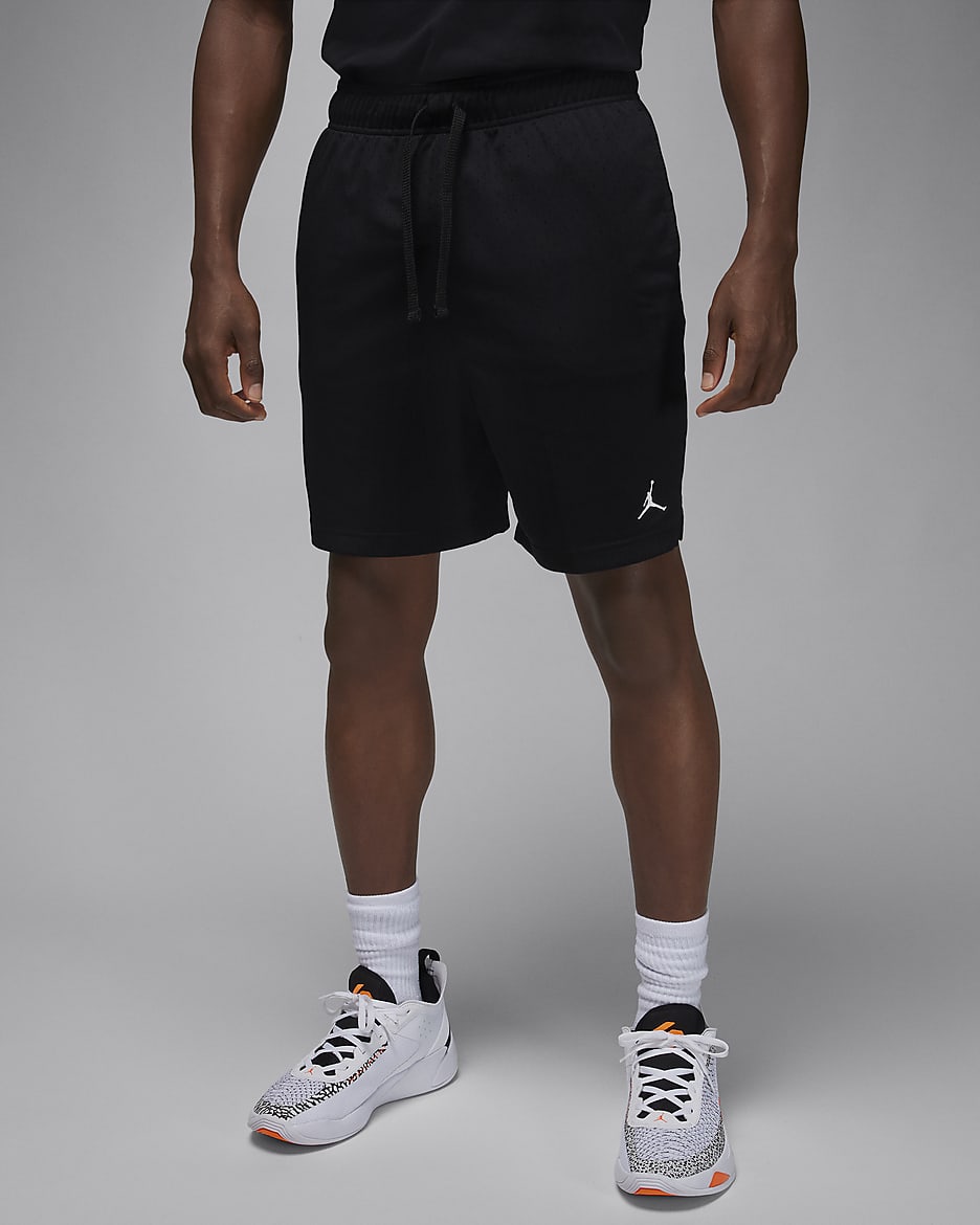 Shorts in mesh Dri-FIT Jordan Sport – Uomo - Nero/Bianco