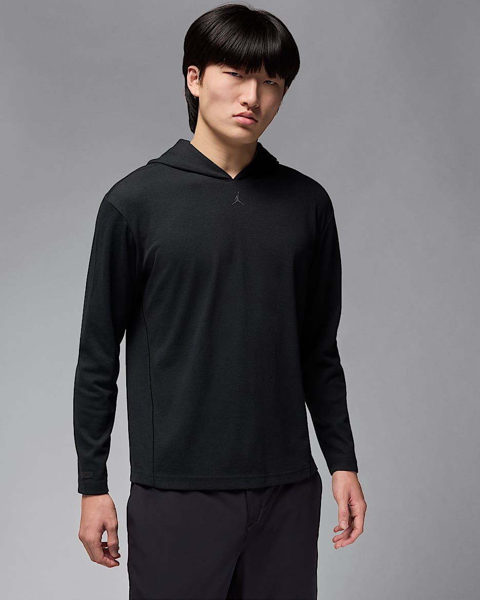 Jordan Sport Men's Pullover Golf Hoodie - Black/Black