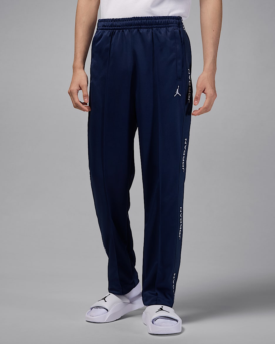 Jordan Essentials Men's Tracksuit Bottoms - Midnight Navy/White