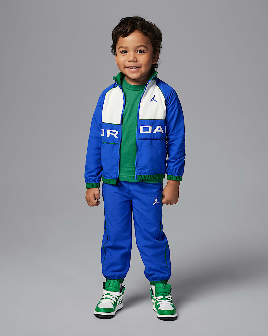 Jordan Toddler 2-Piece Windbreaker Piping Set - Racer Blue