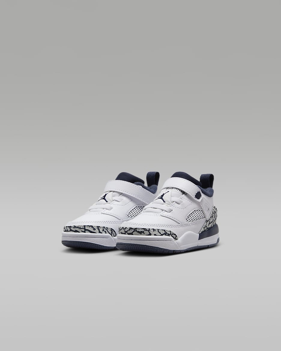 Jordan Spizike Low Baby/Toddler Shoes - White/Pure Platinum/Obsidian