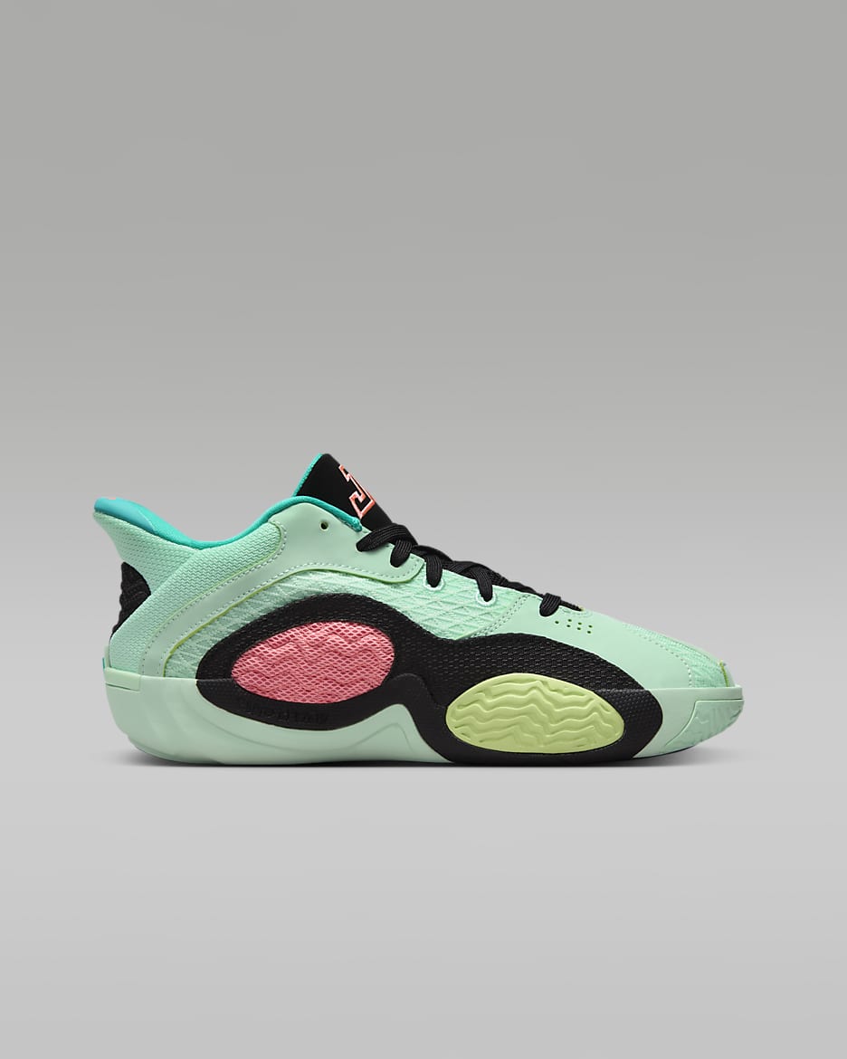 Tatum 2 Older Kids' Basketball Shoes - Mint Foam/Black/Hyper Jade/Lava Glow