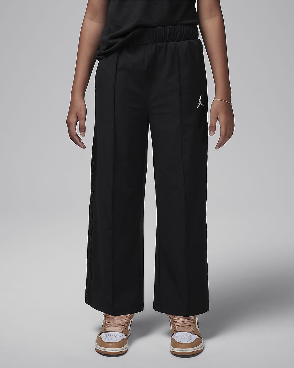 Jordan Older Kids' Jumpman Woven Taping Trousers - Black