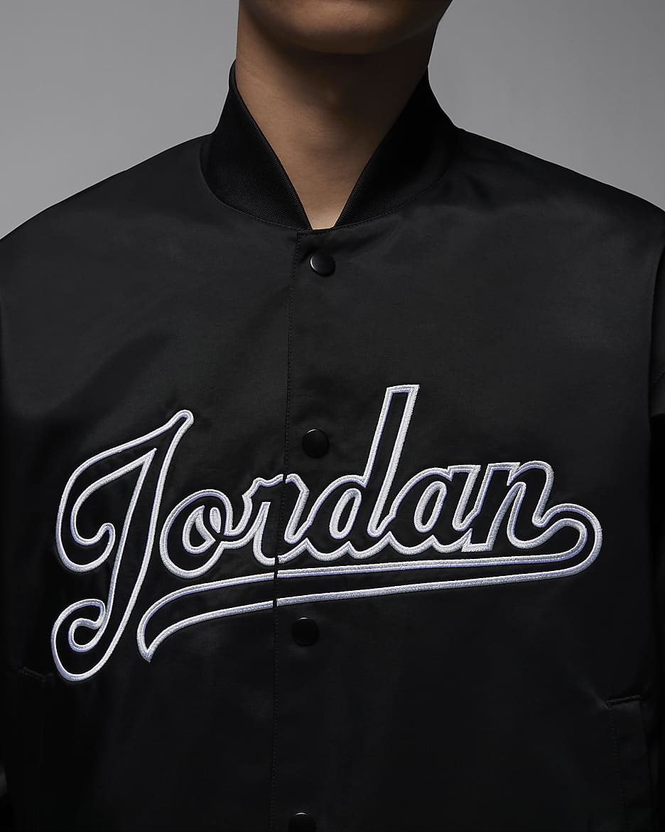 Chamarra Statement para hombre Jordan Flight MVP - Negro/Blanco